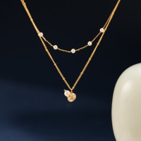 Chaîne à maillons en alliage imitation perle plaqué or 24 carats pour femme TANGPEI, style chinois tendance, design artistique, cadeau porte-bonheur, motif lune et vent