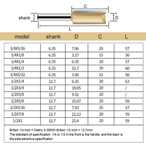 <span class=keywords><strong>Fresa</strong></span> per Legno Hongyang 1/2, Lama Dritta a Singolo o Doppio Taglio, Coltello in Lega per Intaglio e Fresatura <span class=keywords><strong>Elettrica</strong></span> - Product Image 5