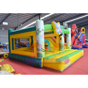 <span class=keywords><strong>Casa</strong></span> de Brinco Inflable de PVC para Jardín, <span class=keywords><strong>Parque</strong></span> o Área de Juegos, con Tobogán, Certificación CE, Garantía de 3 Años, Capacidad de 300-500 kg - Product Image 3