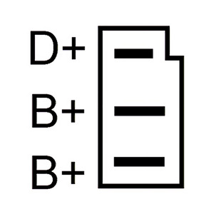 Alternatore compatibile con VW KAEFER 1302,1303 1.6 Benzina (KW: 37, CV: 50) dal 07-1970 al 06-1979 KUHNER 30190RI NUOVO - Product Image 3