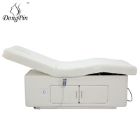 Table de massage électrique moderne chauffée pour spa, lit de beauté large pour salon, 2 moteurs de commande, pour salon, hôtel, usage extérieur