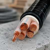 Câble d'alimentation VV 4 conducteurs isolé PVC gaine PVC 0.6/1kV Cuivre 4x25 4x35 4x50mm² pour installation fixe intérieure
