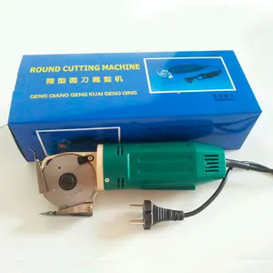 WD-1 Portable Mini Round Knife Cloth Cutter Fabric Cutting Round Edge Cloth Cutting Machine