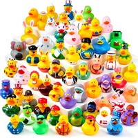 Cadeau promotionnel personnalisé en forme de mini canard, jouet de bain flottant en caoutchouc silicone avec son, vente en gros, logo personnalisé
