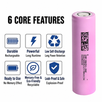 Batteries lithium-ion 18650, 21700, 3500 mAh, batteries lithium 18650 2600 mAh