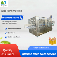 Machine de remplissage de jus 3 en 1, ligne de production de boissons aux fruits, équipement d'embouteillage automatique de liquides