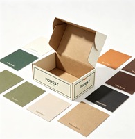 Boîte d'expédition en carton ondulé recyclable personnalisée avec logo privé, boîte d'expédition en papier pour vêtements, accessoires, cadeaux, emballage en vrac, commande