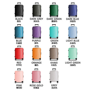 <span class=keywords><strong>Valise</strong></span> rigide légère et imperméable en PP, ensemble de voyage trois pièces avec doublure en polyester, 20 pouces, 24 pouces, 28 pouces - Product Image 5