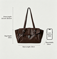 Sac à bandoulière élégant pour femmes, style rétro luxueux, design de créateur, sac à main tendance pour le shopping et la vie quotidienne