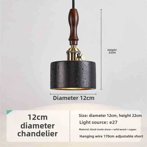 Candelabro de barra de campo americano Retro de una sola cabeza de <span class=keywords><strong>estilo</strong></span> <span class=keywords><strong>italiano</strong></span> Medieval de gama alta, diseñador medio para decoración de dormitorio y mesita de noche - Product Image 5