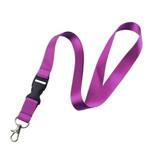 Custom Eco-Friendly Durable Washable <b>Polyester</b> <b>Lanyard</b> Hook Breakaway Strap Thermal Transfer Printed for Business ID Badge - Product Image 5
