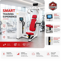 Máquina de Press de Pecho Sentado Inteligente SHQC Fitness con Resistencia Motorizada Digital y Pantalla Táctil para Entrenamiento de Parte Superior del Cuerpo al por Mayor para Gimnasios