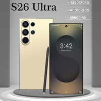 Téléphone intelligent de jeu 5G S26 Ultra de haute qualité, 22 Go + 2 To de mémoire, grand écran de 6,9 pouces, batterie de 8000 mAh, Android 15
