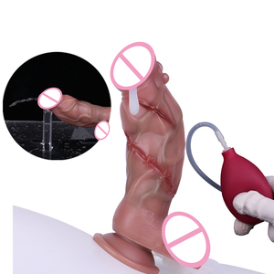 SXXY, реалистичный фаллоимитатор с раненым дизайном, силиконовые эякуляции, секс-игрушки для пениса для женщин, мастурбатор, фаллоимитатор точки G, анальный - Product Image 1