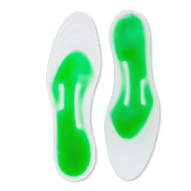 Massaging Therapeutic TPU Liquid Insoles Cushioning Arch Support for Plantar Fasciitis Forefoot Pads Unisex BSCI Certified