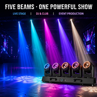 Barre de projecteurs mobiles 5x80W 500W Infinite Tornado Matrix Bar RGBW Pixel RGB Ring Zoom Beam DMX512 IP20 pour scène