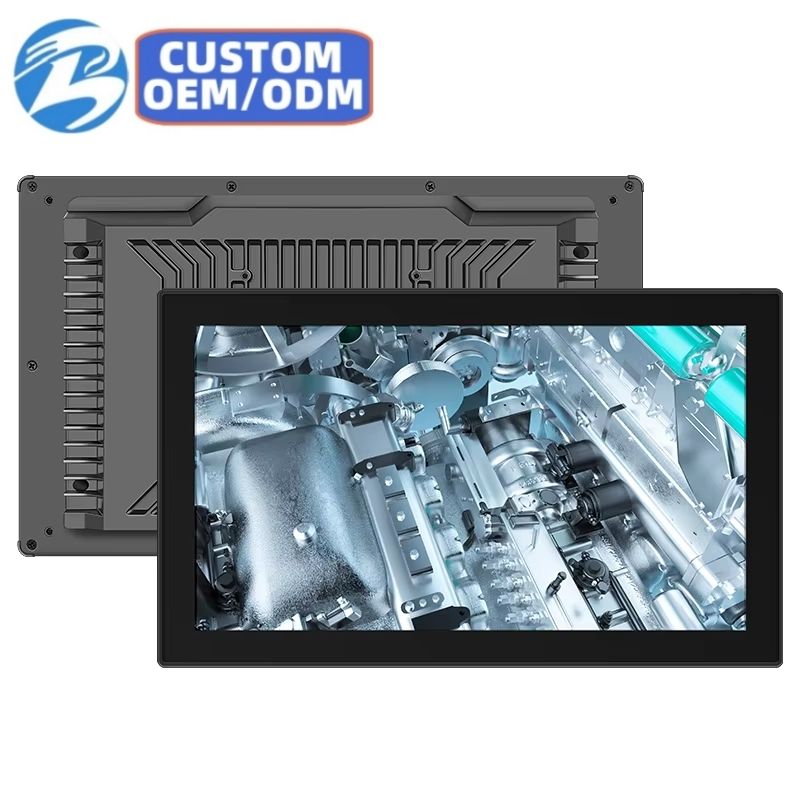 New 15.6 Inch LED HD Industrial Monitor Open Frame Display Multi-Touch Screen Aluminum USB Input Business Series LCD Monitor