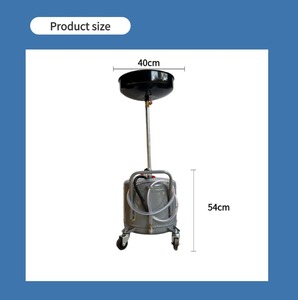 CangXin Dispositif de <span class=keywords><strong>vidange</strong></span> d'huile 40 litres, collecteur d'huile portable détachable, pompe d'<span class=keywords><strong>aspiration</strong></span> à tuyau réglable <span class=keywords><strong>pour</strong></span> huile moteur/frein/boîte de vitesses - Product Image 5