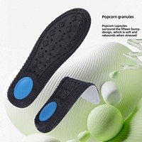Semelles intérieures en mousse élastique haute performance, antichoc, antidérapantes et confortables pour la course, la randonnée et les chaussures de travail
