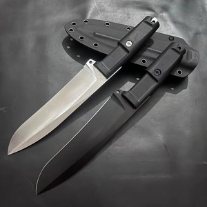 Cuchillo de Combate Dobbin Hound Pinscher de Alta Calidad, Hoja de Acero Inoxidable con Punta Caída, Mango de Plástico, Funda para Bricolaje y OEM - Product Image 2