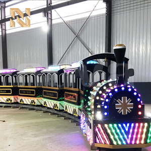 Tren Eléctrico Premium de Acero para 24 Personas - Trenes para Parques de Atracciones y Centros Comerciales con Alcance de 40 km para Uso en Exteriores - Product Image 1