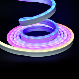Tira de Luces LED <span class=keywords><strong>RGBIC</strong></span> Inteligente Direccionable de 12v 24v SMD3535 96Leds/m, Color RGB Completo 6*12, Resistente al Agua IP65, Control Remoto a través del Teléfono Móvil - Product Image 1