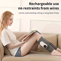 Masseur à compression d'air sans fil pour jambes et mollets avec chaleur intégrée, batterie au lithium pour la circulation corporelle