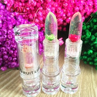Rouge à lèvres hydratant et nourrissant de longue durée Crystal Flower Rouge à lèvres magique changeant de couleur Gelée transparente