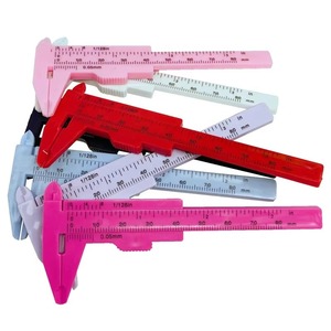 80mm Mini Plastic Eyebrow Ruler Colorful Permanent Makeup Measuring <b>Tool</b> for Tattoo Training - Product Image 4