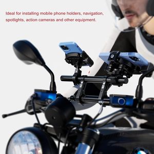 Base de montage à double clip Kewig Long <span class=keywords><strong>Cross</strong></span> Bar compatible avec les guidons de 0,875 pouces, 1 pouce, 1,125 pouces, 1,26 pouces pour accessoires de vélo, <span class=keywords><strong>moto</strong></span> et scooter - Product Image 4