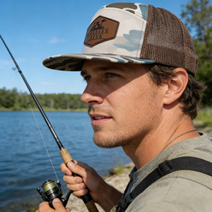 Gorra de béisbol deportiva de 7 paneles de algodón con logotipo de cuero bordado personalizado de fábrica OEM, <span class=keywords><strong>gorras</strong></span> negras para hombre, gorra de camionero de moda Richardson 168 - Product Image 4