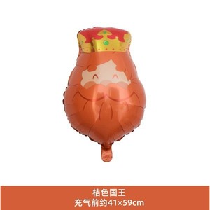 King's <span class=keywords><strong>Avatar</strong></span> Standing King avec ballon de base en aluminium pour la décoration de fête - Product Image 6