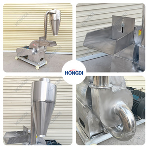 เครื่องบดข้าวโพดแบบค้อนยี่ห้อ HONGDI รุ่นใหม่ ผลิตจากสแตนเลส 304 กำลังการผลิต 500 กก./ชม. ใช้เครื่องยนต์ไฟฟ้า/ดีเซล 10-80 แรงม้า - Product Image 5