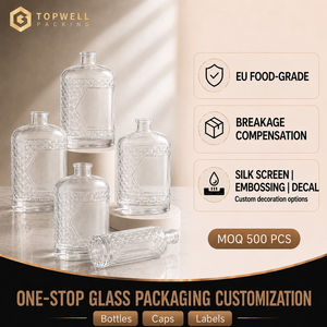 Customizable Glass Bottle For Spirits Moq500 250 Ml Glass Bottles Spirit 700ml Heavy Base Glass Spirit Bottle With Cork