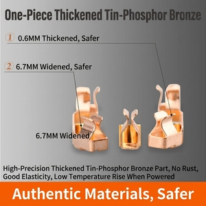 <span class=keywords><strong>Prise</strong></span> de sol encastrée ultra-mince étanche à tout cuivre de type 120 avec amortissement - Product Image 3