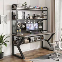 All-In-One Combination Desktop Computer Desk with Hutch Eco-Friendly Customizable Size for Home Office and Study Use