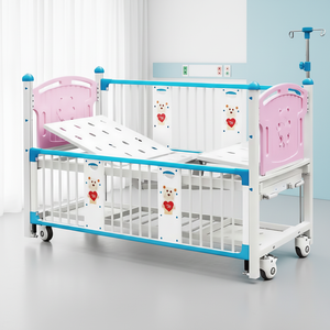 Manufacturer Supply Hospital Pediatric Infant Baby Cot Home Care Bed Manual Medical Children Beds <strong>Wholesale</strong> - Product Image 1