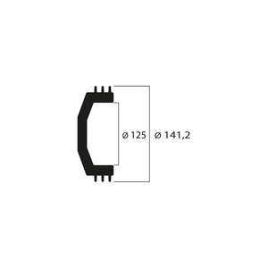 MAXI WING CLUTCH BELL interno Ø 125 mm y peso 950 gramos - Product Image 2