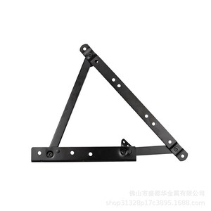 Bisagra para Sofá Cama con Mecanismo de Resorte, Acero de 2 mm, Superficie Negra Electroforética, Accesorio de Montaje para Estructura de Cama Mediana - Product Image 4