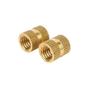Tuercas de inserción rectas de cobre moldeadas a través del orificio M2 M2.5 M3 M4 - Product Image 2