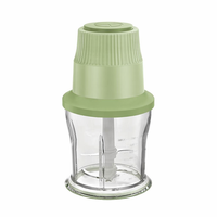 Mini hachoir électrique multi-usages pour aliments pour bébés, moteur en cuivre, hachoir à viande portable, capacité de 0,7 L, utilisation domestique et en restaurant