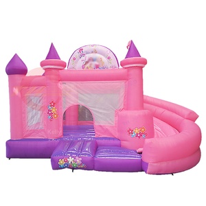 Gorila inflable Moonwalk de princesa rosa de 4,5x4m, Material de PVC para niños, <span class=keywords><strong>castillo</strong></span> hinchable residencial, uso en el jardín interior/exterior - Product Image 1