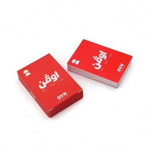 Manufacturer Custom Plastic Pvc Size Smooth Waterproof Saudi Arabia Kuwait Baloot Paper Durable Poker <b>Playing</b> <b>Cards</b> - Product Image 1