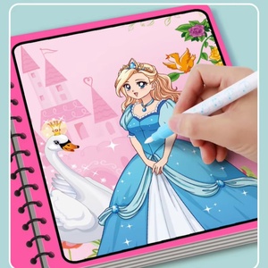 Libro de Pintura Mágica con Agua de Colores, Libro de Dibujo para Colorear con Agua Transparente, Libro de Graffiti Reutilizable, Juguete - Product Image 2