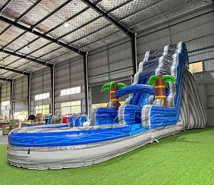 Top Bán bạt PVC 20ft cây cọ Inflatable nước hồ bơi trượt - Product Image 1