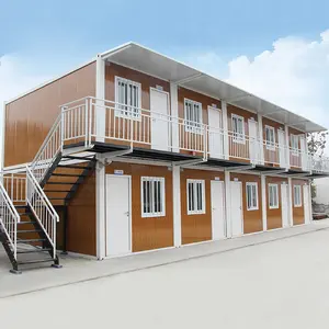 Factory Flat-Rack Modern Expendable Modular Prefabricated House Small Mobile Durable Prefab Homes Luxury Container Houses