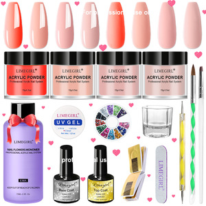 Kit de soin des pieds avec <span class=keywords><strong>gel</strong></span> vernis à ongles et lampe UV, ensemble de poudre acrylique 30 couleurs et liquide, outils de manucure - Product Image 6