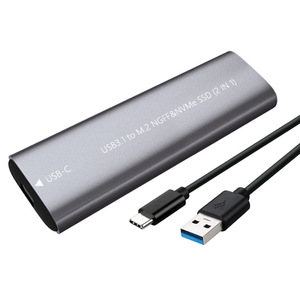 ShuoLe <b>M.2</b> <b>Ssd</b> Enclosure Usb3.1 Type C Ngff Nvme Aluminum Case For External Hard Drive - Product Image 2