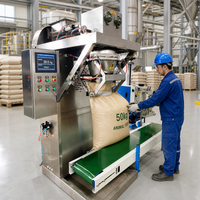 Machine d'emballage de sacs 50kg 25kg, capacité de 180 à 300 sacs par heure, avec pesage électronique et retour de données