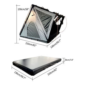 <span class=keywords><strong>Tente</strong></span> <span class=keywords><strong>de</strong></span> toit à clapet pour 4 personnes, cadre en alliage d'aluminium, imperméable à l'eau, double couche, quatre saisons, échelle <span class=keywords><strong>de</strong></span> camping, manteau en <span class=keywords><strong>toile</strong></span> PU - Product Image 6